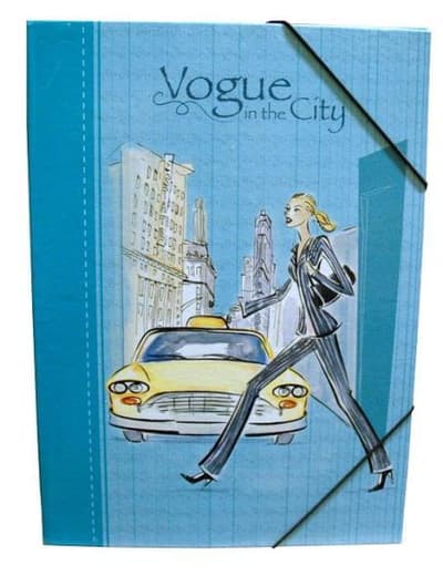 Teczka A4 z gumką VOGUE TO TOP99724