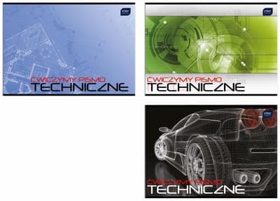 Ćwiczymy pismo techniczne A4 p10 cena za 1 szt.