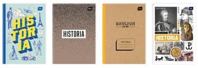 Brulion A5 80k kratka Historia p5 INTERDRUK cena za 1 sztukę