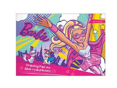 Blok rysunkowy A4 20k biały Barbie Power p20 STARPAK