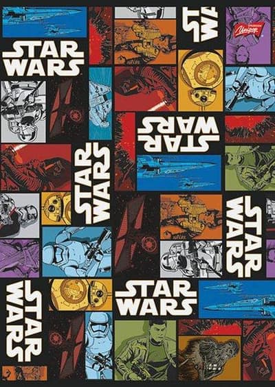 Zeszyt 16k kratka lamin. Star Wars Epizod VII p15 MAJEWSKI cena za 1szt
