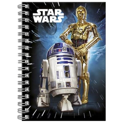 Notes spiralny A6 Star Wars p10 DERFORM, cena za 1szt.