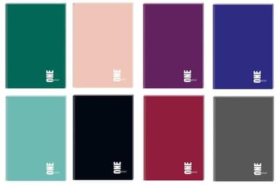 Brulion A5 96k kratka ONE COLOR p5 INTERDRUK Cena za 1szt