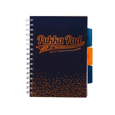 Projekt Book Blush Navy Kołozeszyt A5 kratka