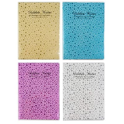 Notes brokatowy A5/80k p.6 cena za 1 szt.