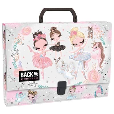 Teczka twarda z rączką Baletnice BackUP 3 A 21