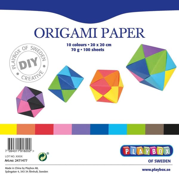 Origamipapper 500/fp