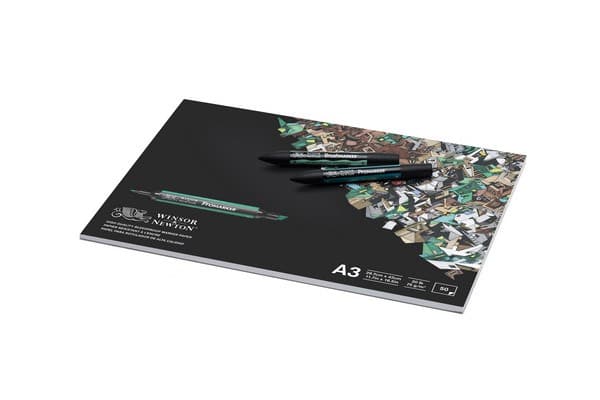 Bleedproof paper pad A3, 75g, 50 pages