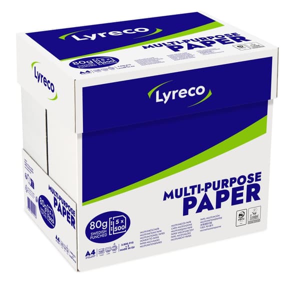 Kop.ppr LYRECO Multi A4 80g h 500/fp 5st