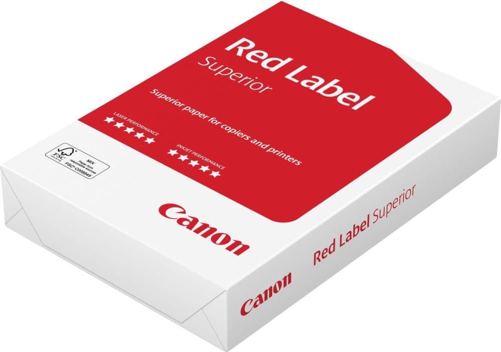 Canon Red Label Superior A4 affärspapper 100 g/m² - 500 ark kopieringspapper FSC (132 μm tjocklek, 168 vithet) (97001535)