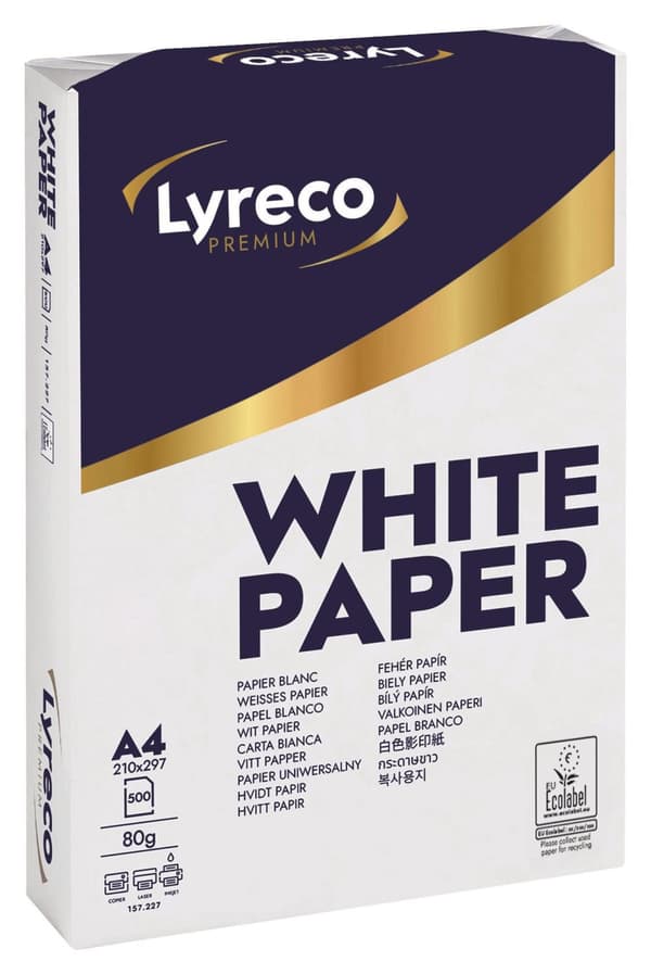 Kop.ppr LYRECO Premium A4 80g oh 500/fp 5st