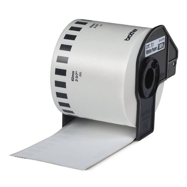 Brother DK-22205 - termopapper - rulle (6,2 cm x 30,5 m) - för QL 1050, 1060, 500, 550, 560, 570, 580, 650, 700, 710, 720 (DK-22205)