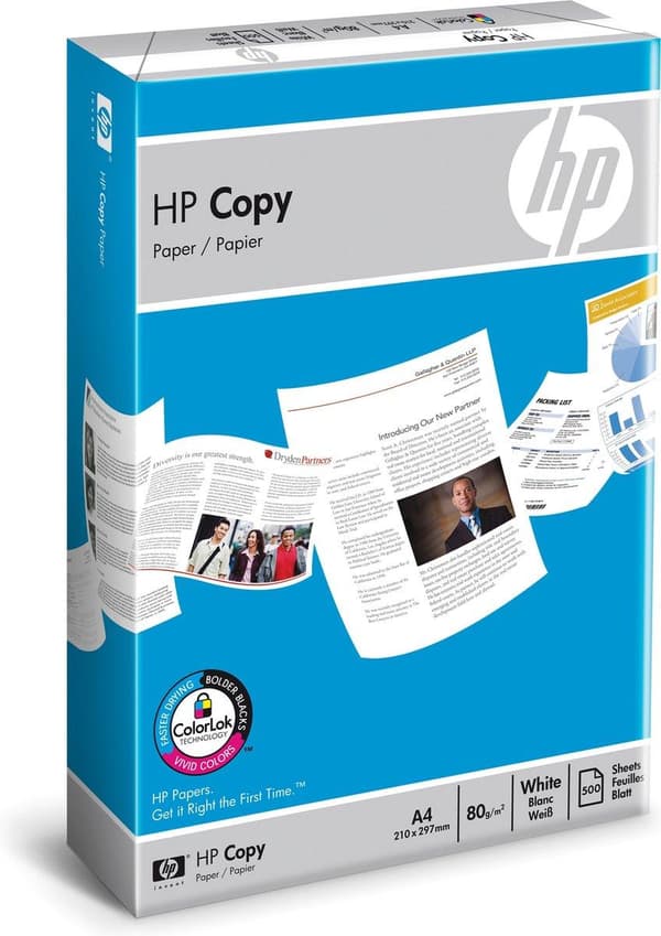 HP Copy A4-papper 1 kartong (5x 500 ark)
