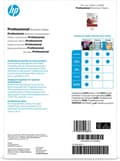 Pikkukuva 3 / 3: HP Professional Laser Matte FSC-paperi 200 gsm-150 sht/A4/210 x 297 mm Tulostinpaperi A4 (210x297 mm) Matta 150 arkkia Valkoinen (7MV80A)