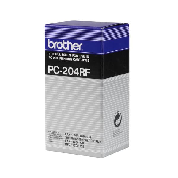 Brother - Faxpapper - 4 x svart - 450 sidor (PC-204RF)
