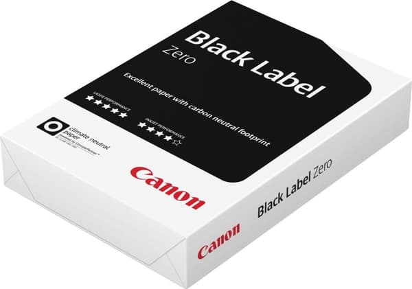 Canon Black Label Zero A3-papper 80 g/m² - 500 ark kopieringspapper FSC (107 µm tjocklek, 162 vithet, CO2-neutral) (99861553)