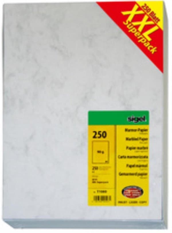 Sigel DP191 Motivpapper Marmor DIN A4 200 g/m² Beige 25 ark