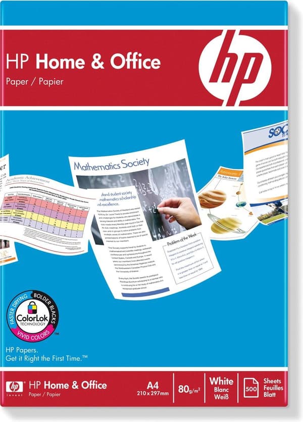 HP Paper Home & Office Print Paper - A4 / 80g / 500 ark