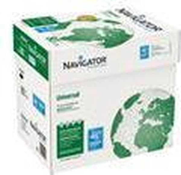 Kopieringspapper Navigator Universal Nonstop 5x500 ark A4 80gr vit