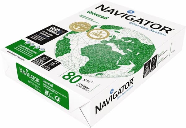 Navigator UNIVERSAL A4 trykpapir Hvid