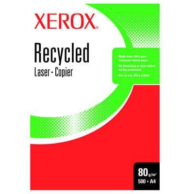 Xerox Recycled - Hvid - A4 (210 x 297 mm) - 80 g/m² - 500 ark genbrugspapir