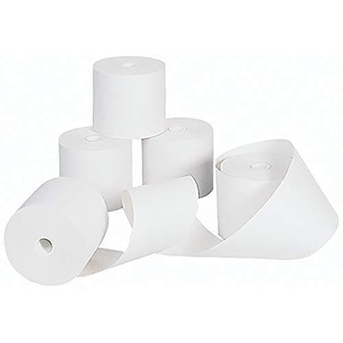 Kasseruller 57mm/25m/12mm dobbelt hvid 64mm O 5 stk./pk. (4002)