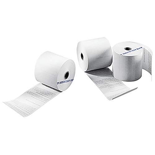 Termorulle 57mm/25m/12mm 45d print EC hvid 4016 5 stk./pk. (4016)