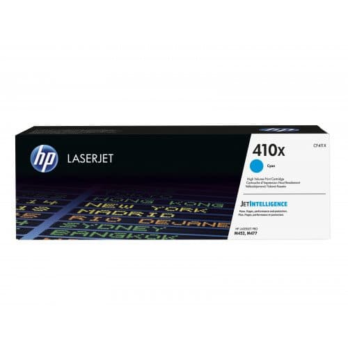 Toner Original HP Cyan, nr.410X, pentru LaserJet Pro M377|M452|M477, 5K, (timbru verde 1.2 lei) , "CF411X"