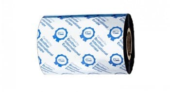 Brother Black ribbon, Std wax, 80mm x 300m (12-p)