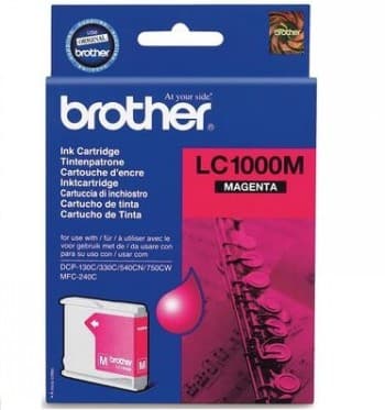BROTHER LC-1000 ink cartridge magenta standard capacity 500 pages 1-pack