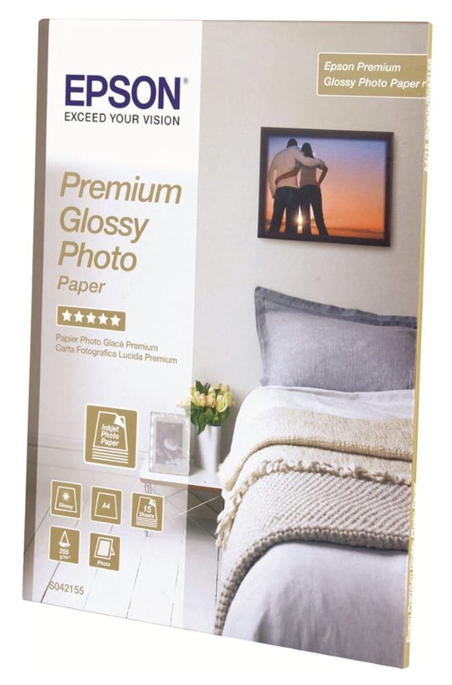 Epson Premium Glossy Photo A4 Paper, 255g/m , 15 Sheets | CDON
