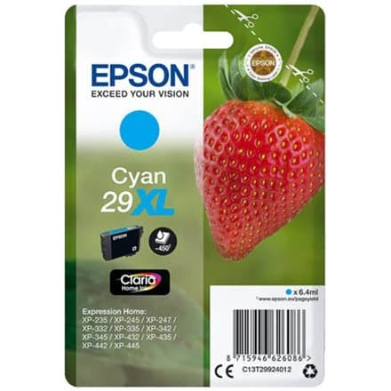 Epson 29XL Claria Home Ink | 450Pages | Cyan