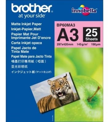 Papper Brother BP60MA3 25 ark, Matt, A3