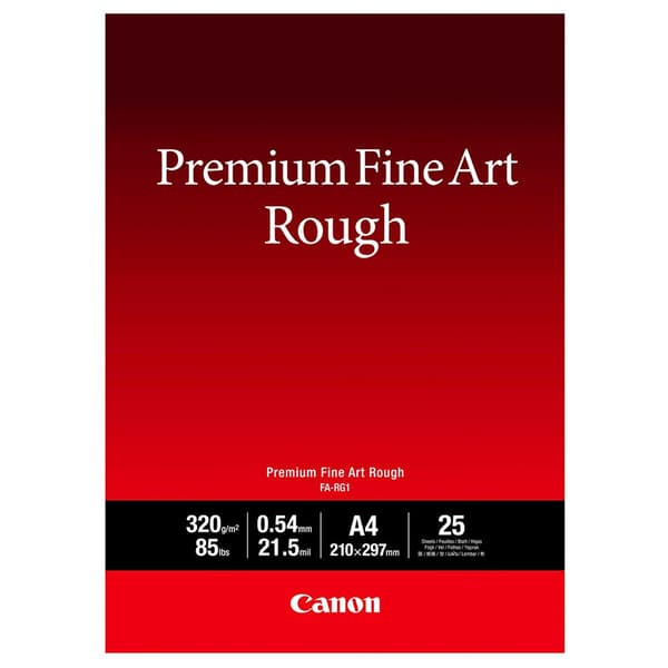 Canon Premium Fineart Rough A4 25 Units Hvid