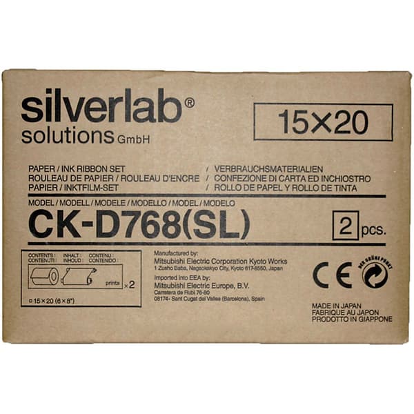 Mitsubishi Ck D 768 Sl 15x20 Cm 2 Units Hvid