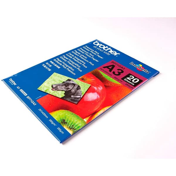 Brother Bp71ga3 Glossy Paper Valkoinen