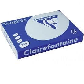 Papper - CLAIREFONTAINE - A3 Trophy - 80g - 500 ark - Färg Blå
