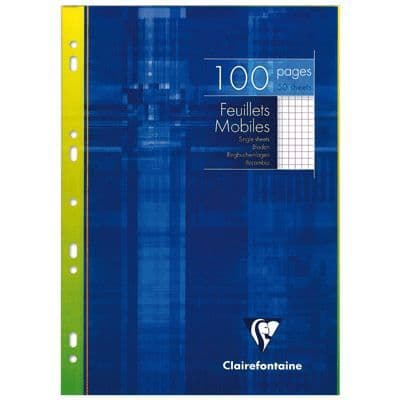 A4-ark - CLAIREFONTAINE - Små plattor - 90g - Etui med 50 - 100 sidor