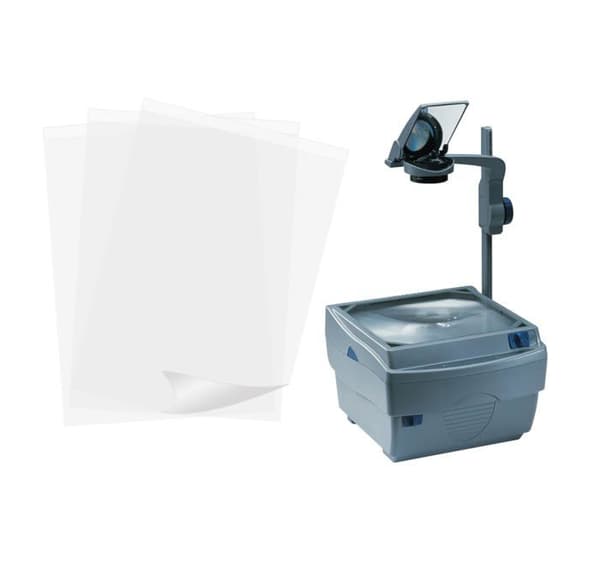 Skrivarpapper - förpackning - rulle Q-connect - KF26066 - 39528 Transparent Ekonomisk OHP kopiator A4 Svart