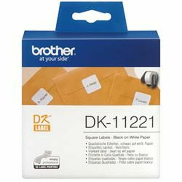 Etiketter till Skrivare Brother DK-11221 Vit Svart/Vit