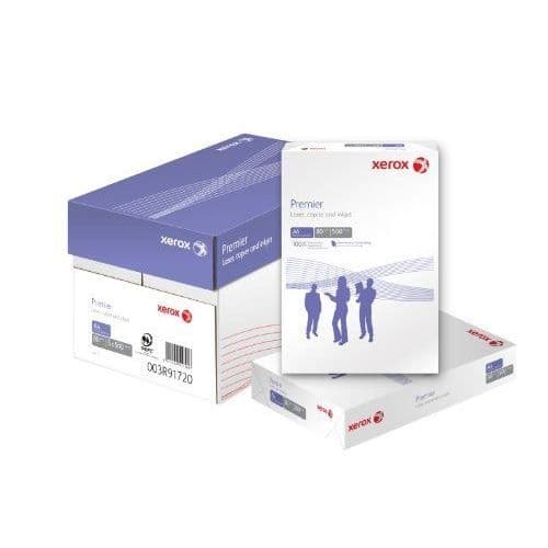 Papier A4 - Xerox - 003R91720 - 5 paket med 500 ark - 80g/m² - Vit - Universell