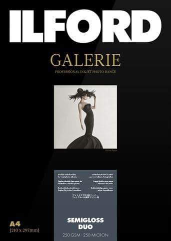 Ilford Galerie Semigloss Duo 250g A4 100 Sheets