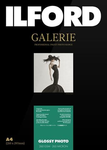 Ilford Galerie Glossy Photo Paper 260g IGPGP A4 25 Sheets