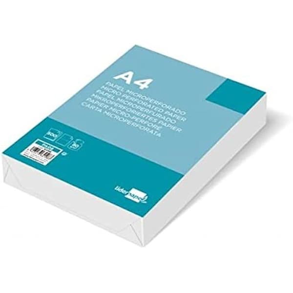 Papier - LIDERPAPEL - 64198 - Pack om 500 ark - A4 - 80 g/m2 - Vit