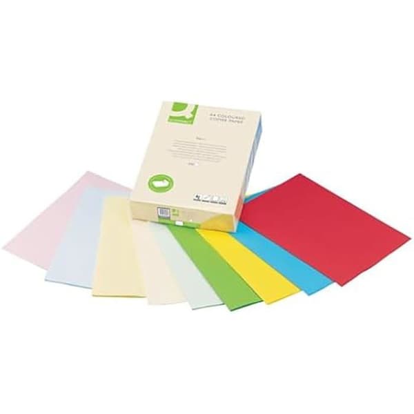 Papier Multifunktion - Q-CONNECT - 972052 - A4 80g/m2 - Champagne - Förpackning med 500 gröna ark