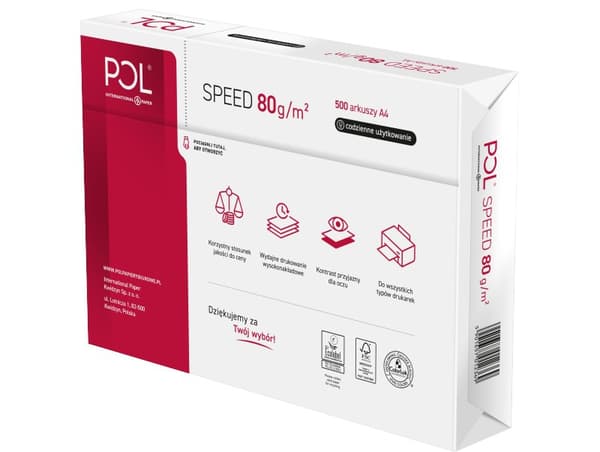 Polspeed A4 kopiopaperi 80g /500 arkkia/