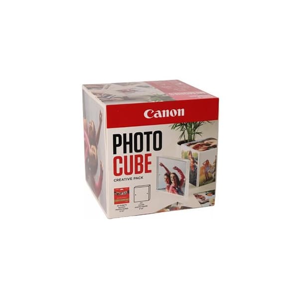 Kreativpack - Canon - Fotokub - Glansigt fotopapper 5x5" - Magnetram - 40 ark