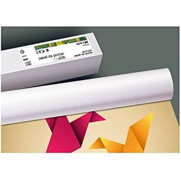 Papier för plotter - FABRISA - Rulle Papper - 1067 mm x 30 m - Ogenomskinlig - Flerfärgad
