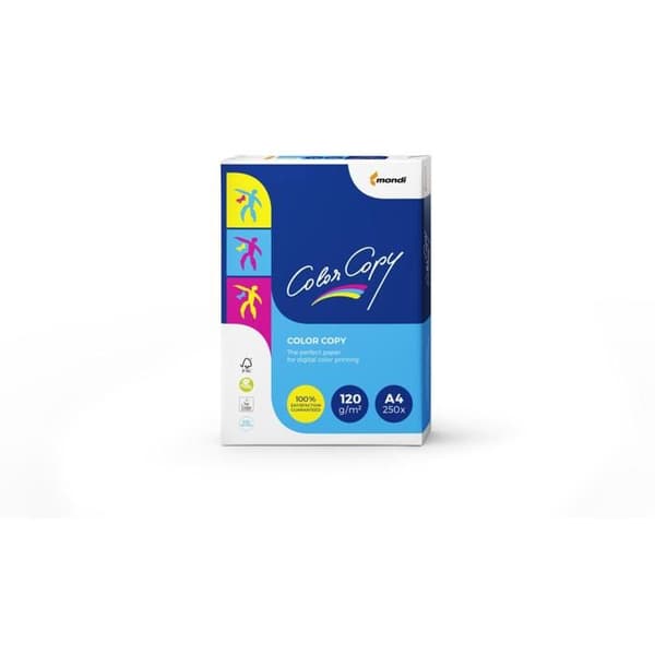 Papier för skrivare - Mondi - Color Copy A4 - 120g - 250 ark - FSC-certifierad