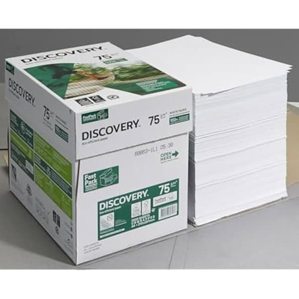 Papper multifunktion Vitt 75 g/m² A4 - Canon: Discovery Fast Pack - Kartong med 2500 ark